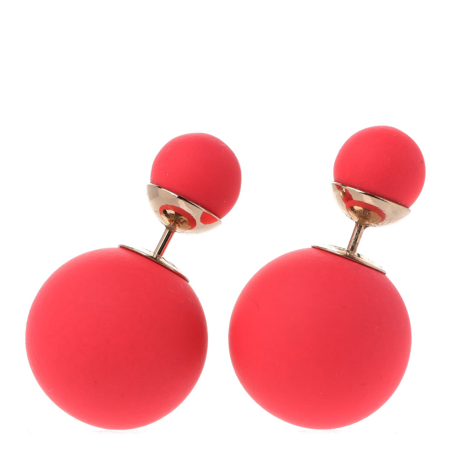 Mise En Dior Tribal Earrings Matte Pink
