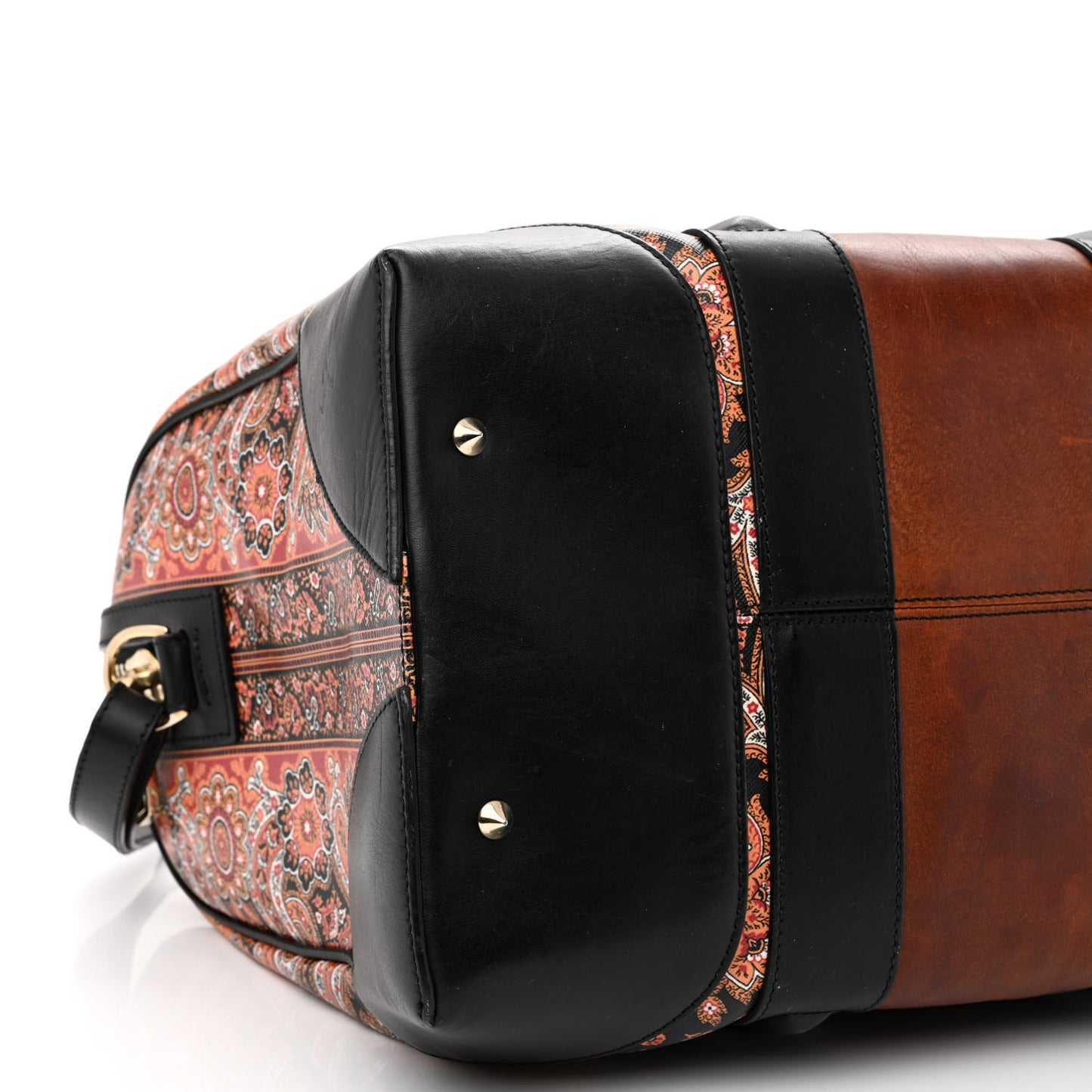 Calfskin Paisley Print Medium Lucrezia Multicolor