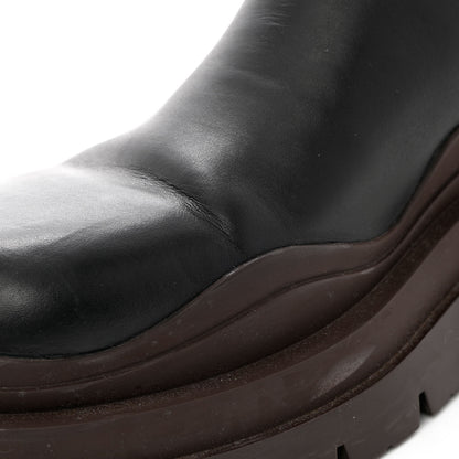 Bottega Veneta Calfskin Mens The Tire Chelsea Boots 42 Black Camping 19 of 19
