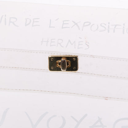 Hermes Vinyl Souvenir De L'Exposition Kelly Transparent 7 of 7