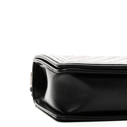 Chanel Lambskin Quilted New Medium Boy Flap Black 9 of 11