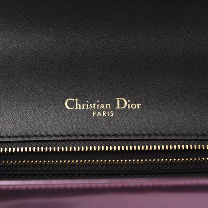 Christian Dior Metallic Patent Micro-Cannage Medium Diorama Flap Bag Pink 8 of 10