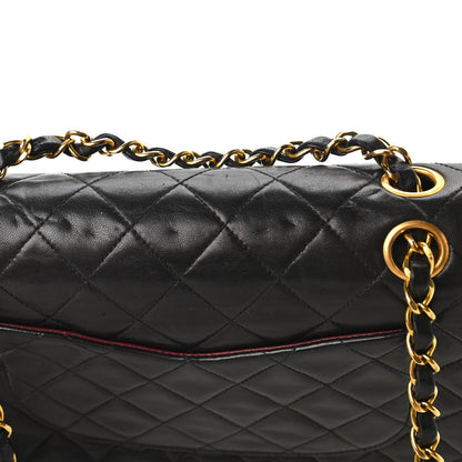Chanel Lambskin Quilted Small Double Flap Black 14 of 15
