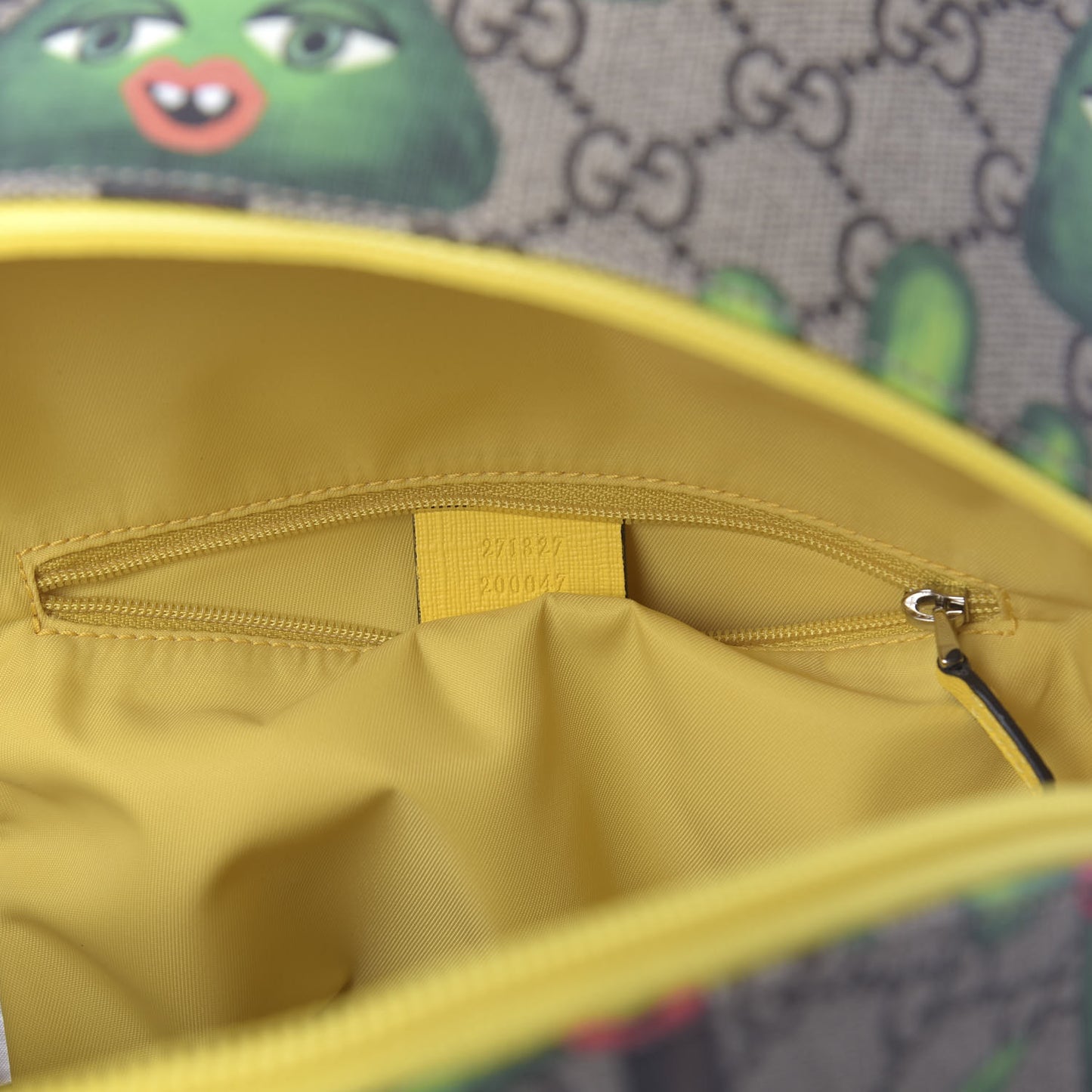 GG Supreme Monogram Smiling Plants Childrens Backpack