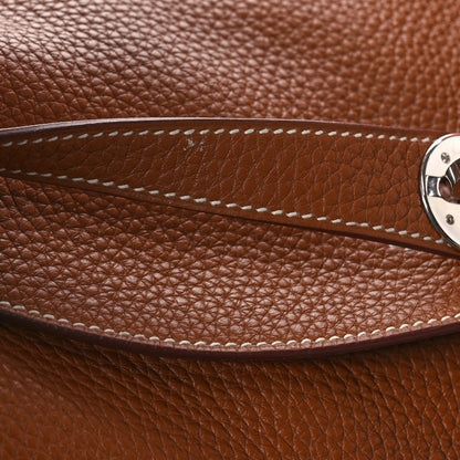Hermes Taurillon Clemence Lindy 34 Gold 13 of 13