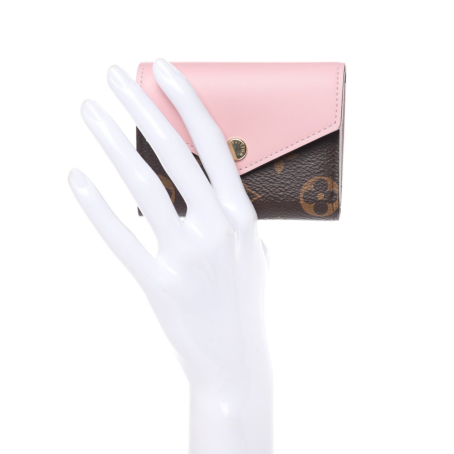 Monogram Zoe Wallet Rose Ballerine