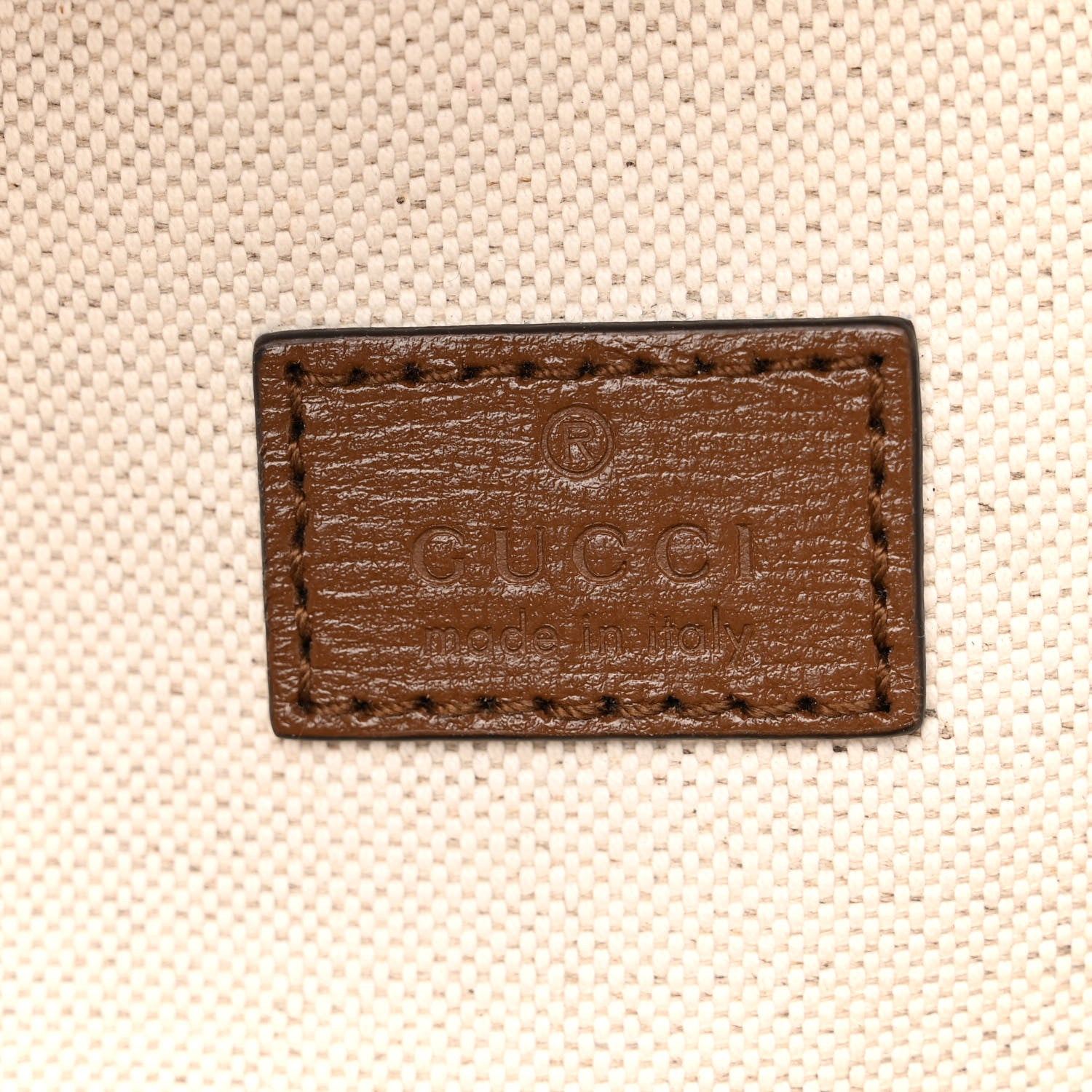 Gucci GG Supreme Monogram Textured Calfskin Retro Interlocking G Backpack Brown Beige 6 of 11