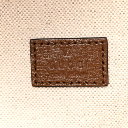 Gucci GG Supreme Monogram Textured Calfskin Retro Interlocking G Backpack Brown Beige 6 of 11