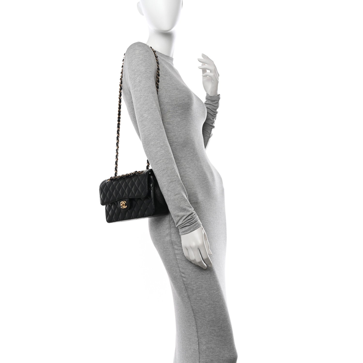 Chanel Caviar Quilted Small Double Flap Black 2 of 11