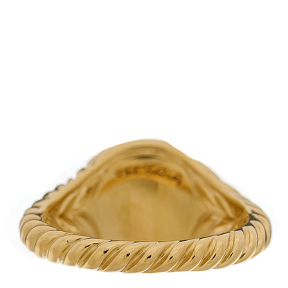 David Yurman 18K Yellow Gold Sculpted Cable Pinky Ring 45 3.5 3 of 4