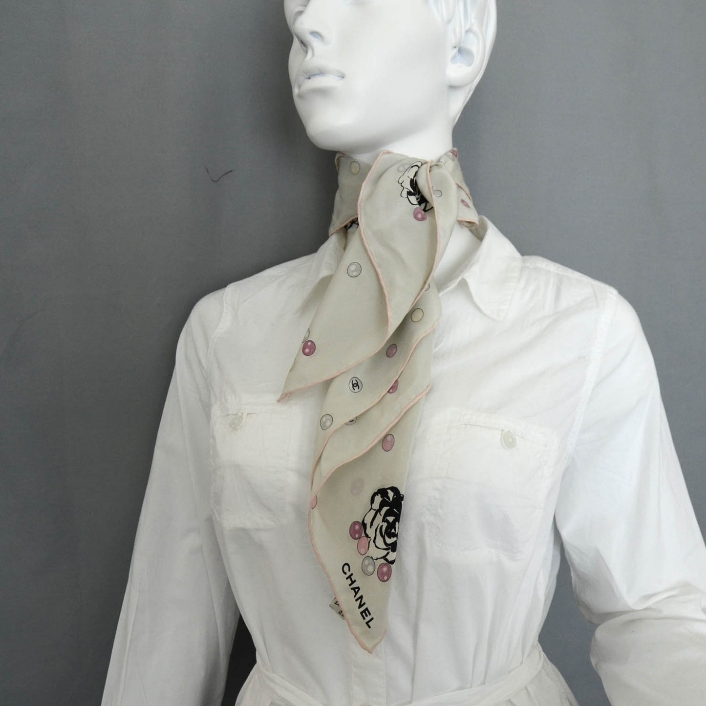 Silk CC Bubble Scarf