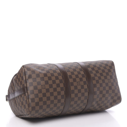 Louis Vuitton Damier Ebene Keepall Bandouliere 45 3 of 10
