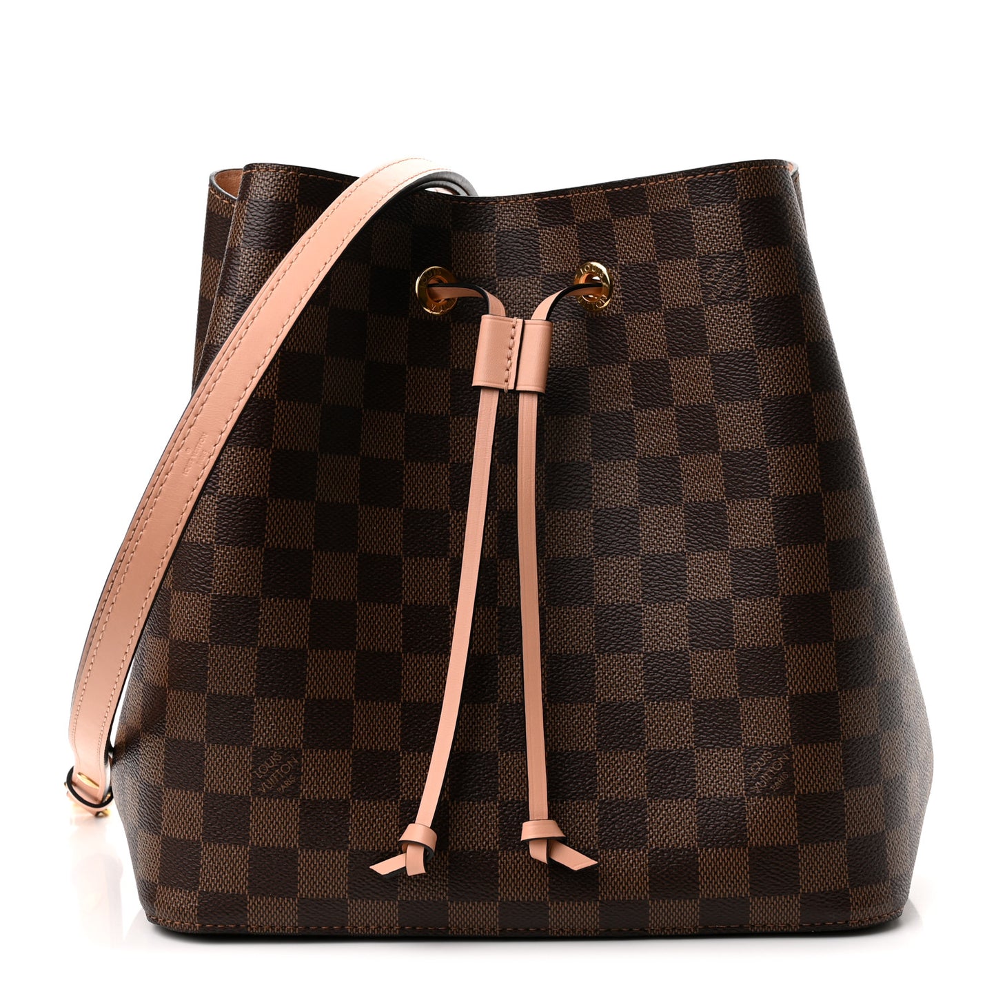 Damier Ebene Neonoe MM Venus Pink
