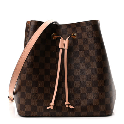 Louis Vuitton Damier Ebene Neonoe MM Venus Pink 1 of 10