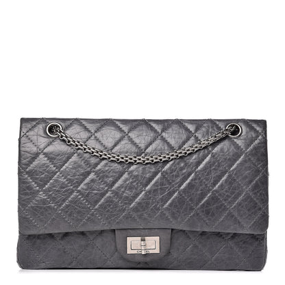 Chanel Aged Calfskin Quilted 50th Anniversary 2.55 Reissue 227 Flap Grey 1 of 14