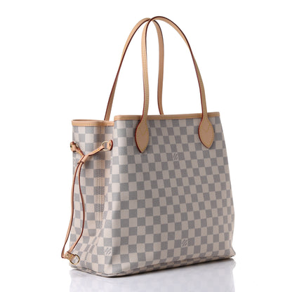 Louis Vuitton Damier Azur Neo Neverfull MM Rose Ballerine 2 of 4