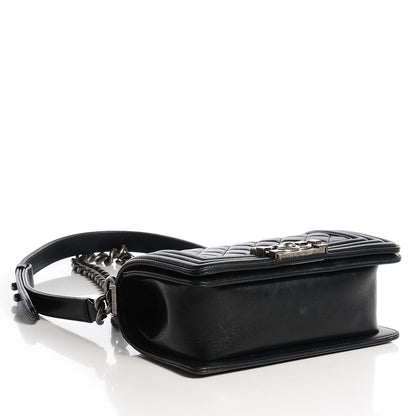 Chanel Calfskin Quilted Small Boy Flap Black 4 of 8