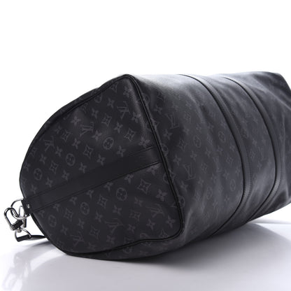 Louis Vuitton Monogram Eclipse Keepall Bandouliere 55 5 of 11