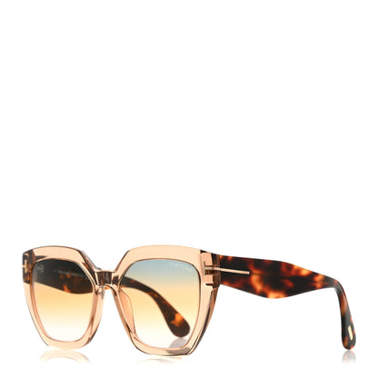 Tom Ford Acetate Phoebe Cat Eye Sunglasses TF939 Transparent Tortoise 1 of 9