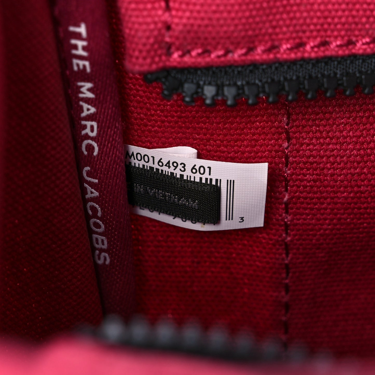 Cotton Canvas Mini The Traveler Tote Bag Raspberry