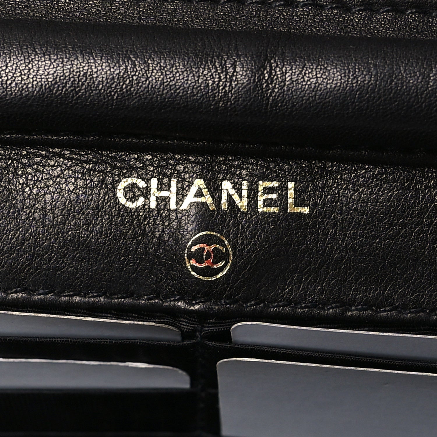 Chanel Patent Timeless CC Wallet On Chain WOC Black 5 of 11