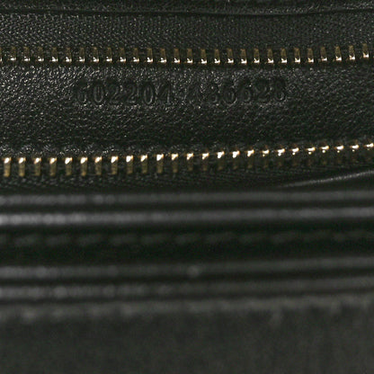 Gucci Sakai Be Green Calfskin Shearling Horsebit 1955 Shoulder Bag Black 7 of 10