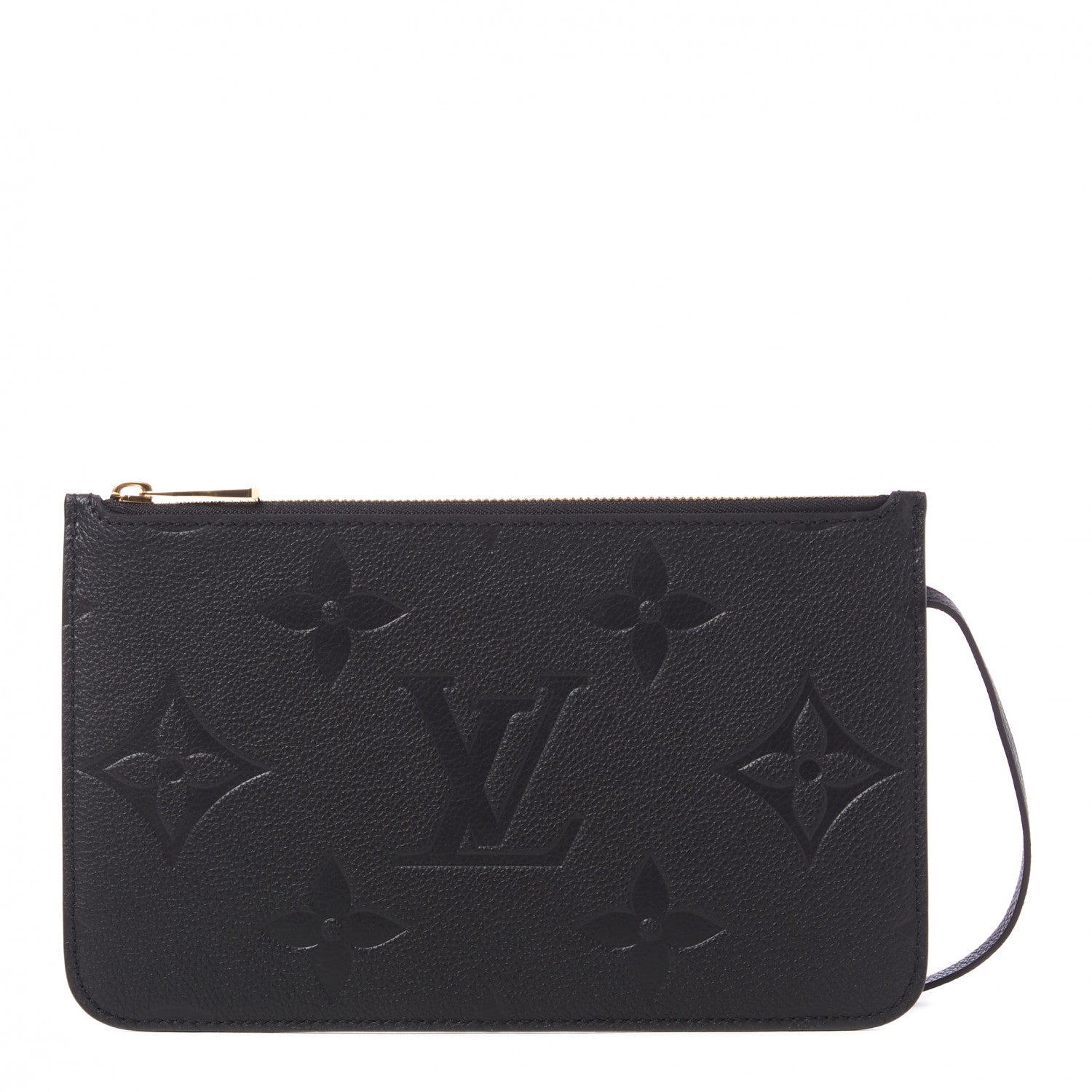 Louis Vuitton Empreinte Monogram Giant Neverfull MM Pochette Black 1 of 8