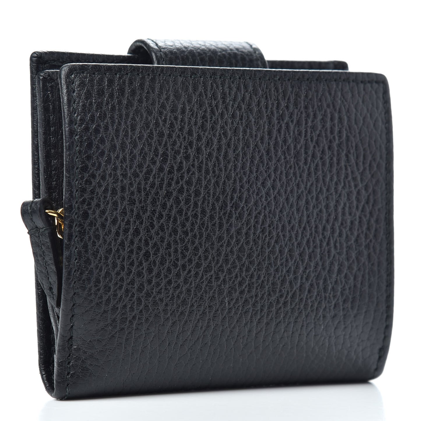 Dollar Calfskin GG Marmont French Wallet Black