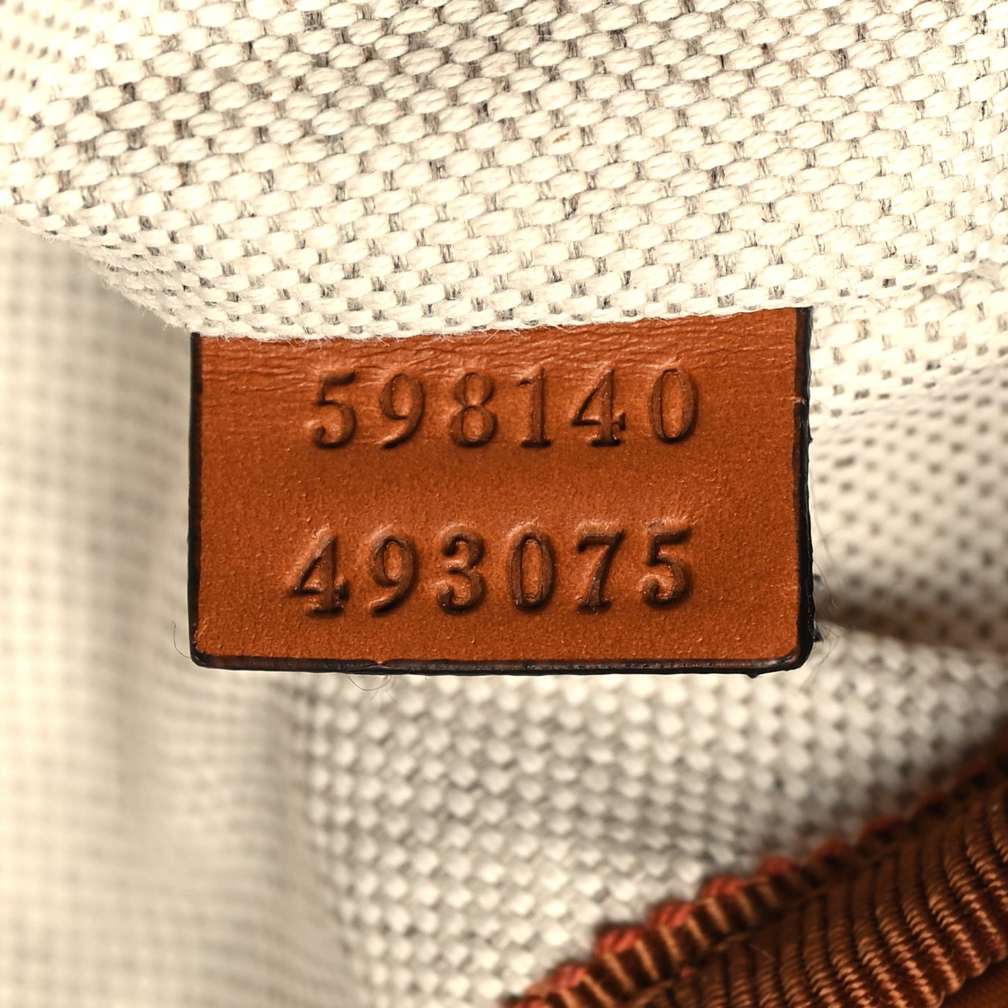 GG Supreme Monogram Calfskin Rhombus Print Medium Ophidia Double Buckle Backpack Beige Ebony Mystic White Hazel Brown