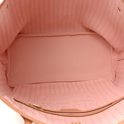 Louis Vuitton Damier Azur Neo Neverfull MM Rose Ballerine 5 of 13