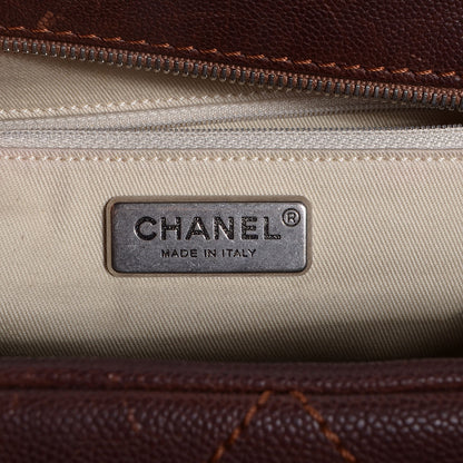 Chanel Caviar Large Outdoor Ligne Doctor Bag Brown 7 of 9
