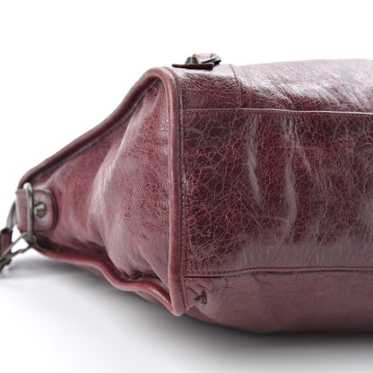 Balenciaga Agneau Classic Hardware City Dark Wine 9 of 16