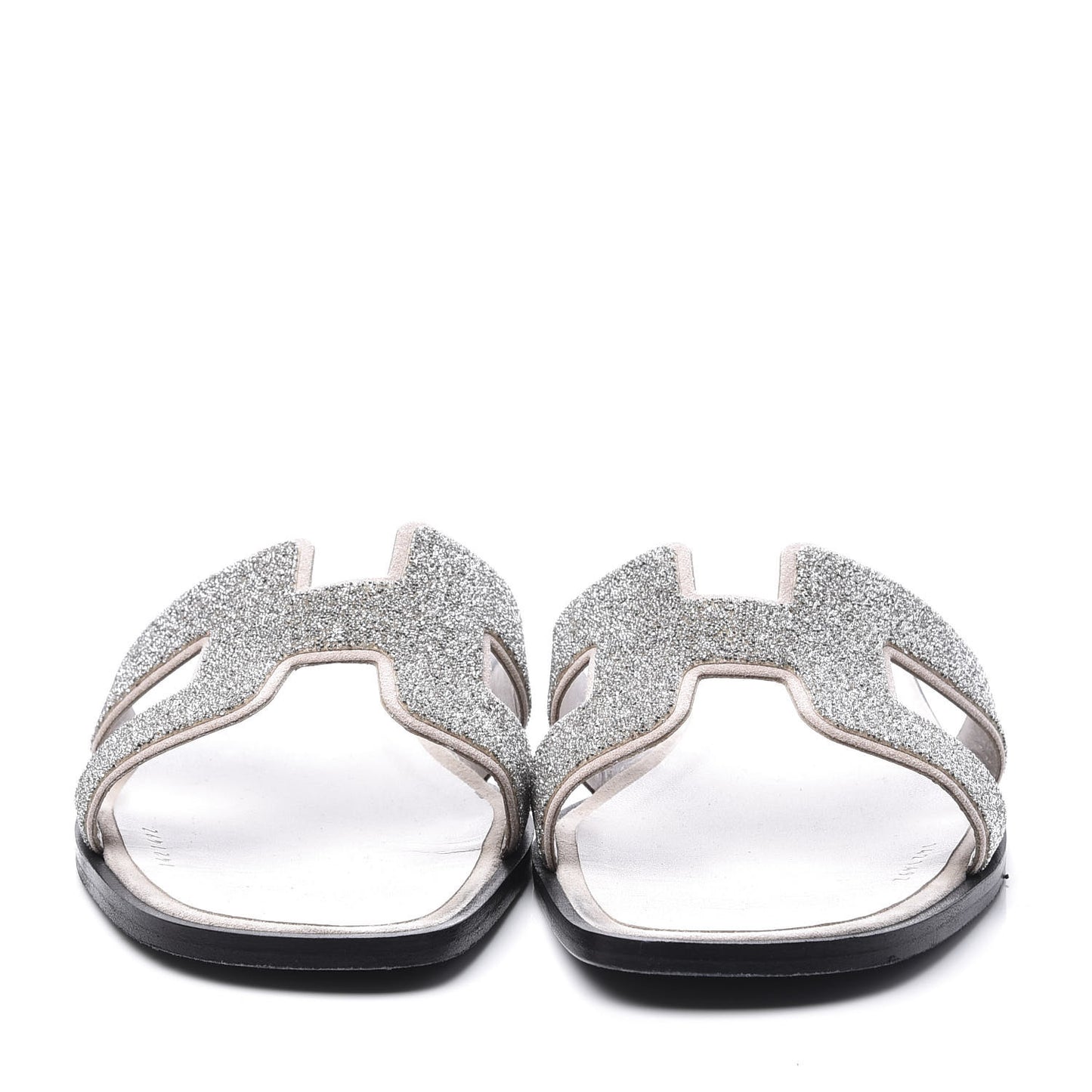 Suede Goatskin Crystal Powder Oran Sandals 40