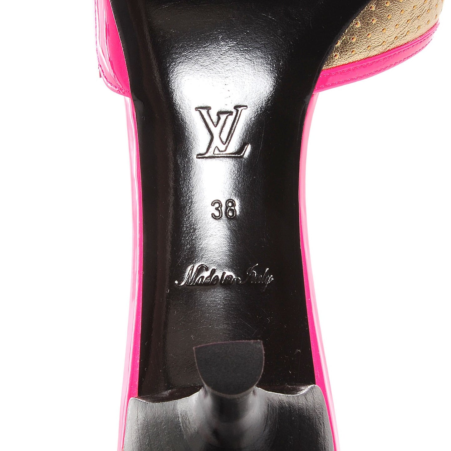 Monogram Open Toe Mules Pink 38
