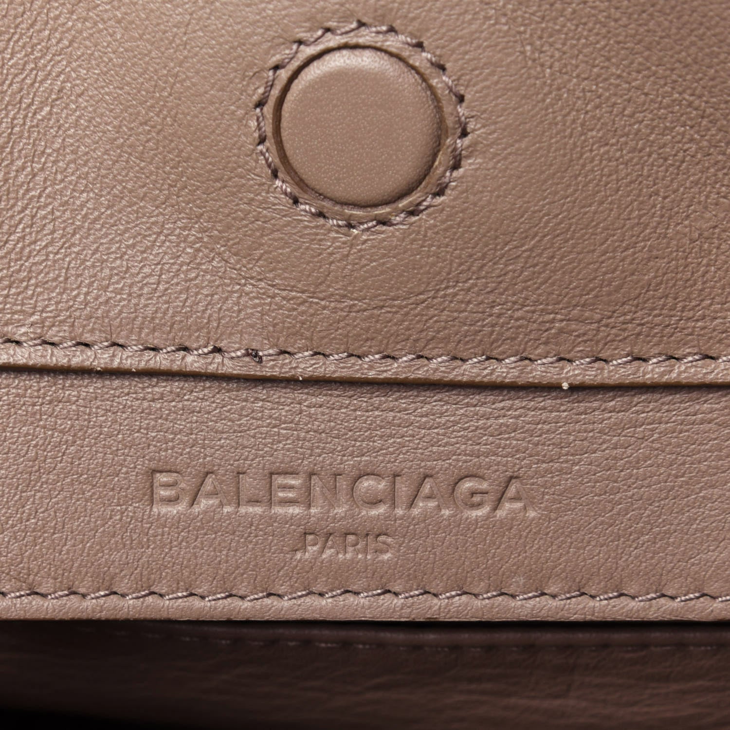Balenciaga Calfskin Papier Mini A4 Zip Around Tote Beige Sable 6 of 11
