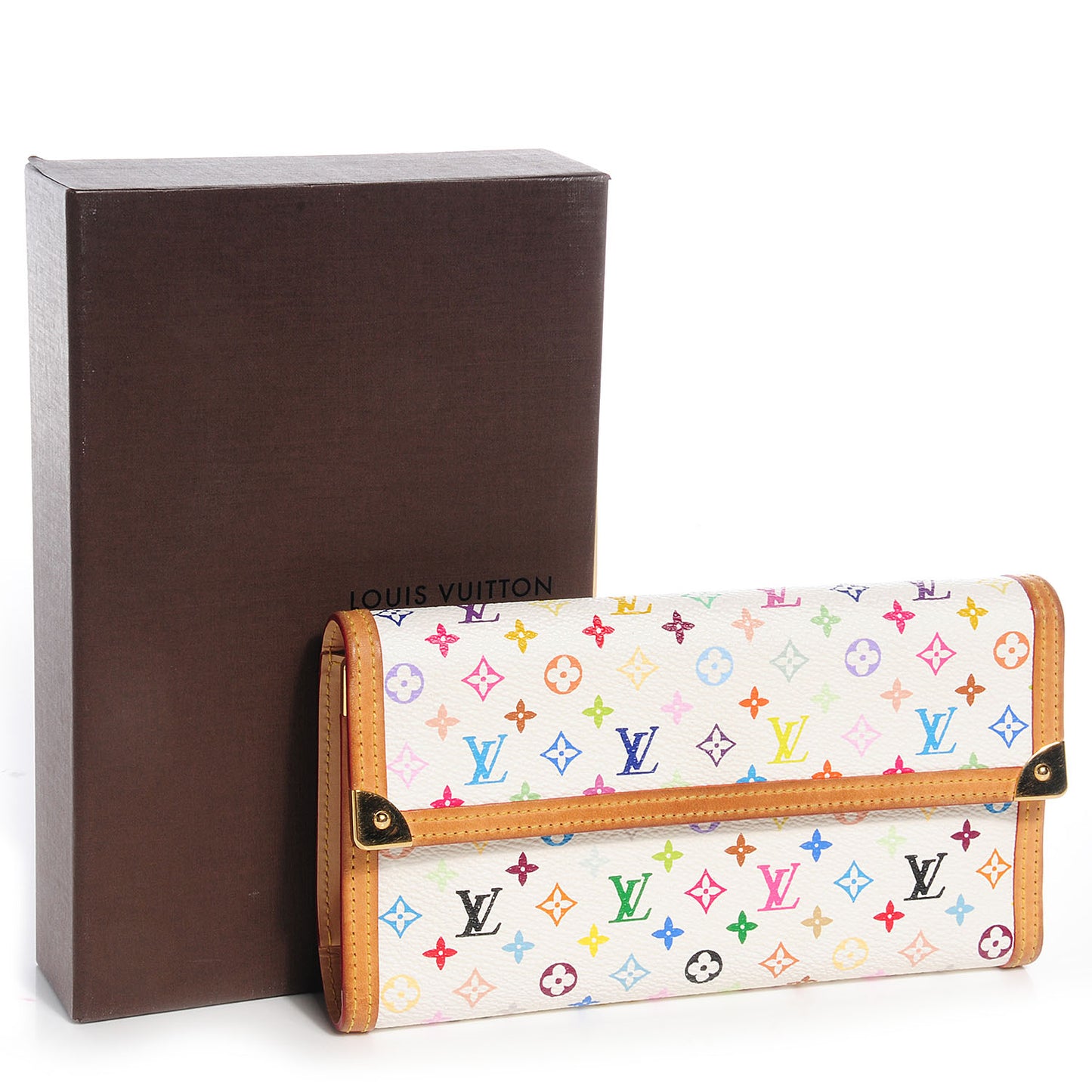 Monogram Multicolor Porte Tresor International Wallet White