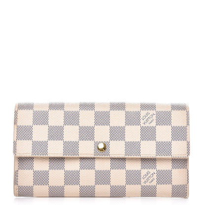 Louis Vuitton Damier Azur Sarah Wallet 1 of 7