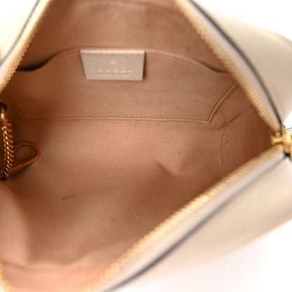 Gucci GG Supreme Monogram Textured Calfskin Web Mini Ophidia Shoulder Bag Beige Ebony Mystic White 5 of 12