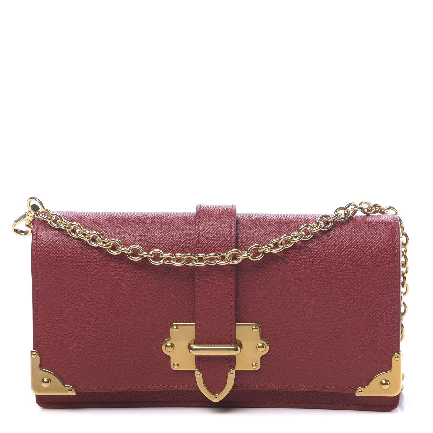 Prada Saffiano Cahier Mini Bag Fuoco 1 of 11