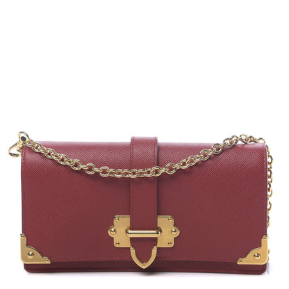 Prada Saffiano Cahier Mini Bag Fuoco 1 of 11