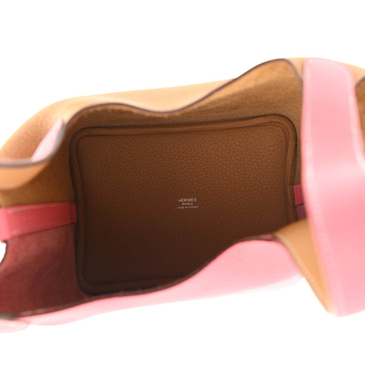 Hermes Taurillon Clemence Casaque Picotin Lock 18 PM Rose Azalee Sesame 5 of 10