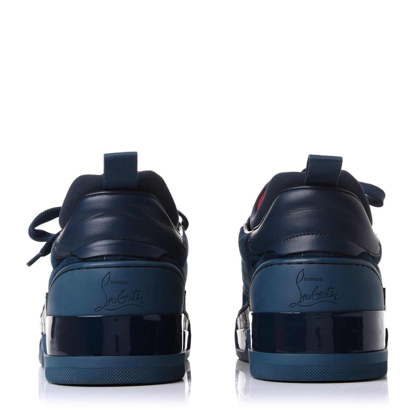 Calfskin Neoprene Veau Velours Mens Aurelien Flat Sneakers 40 Quartz