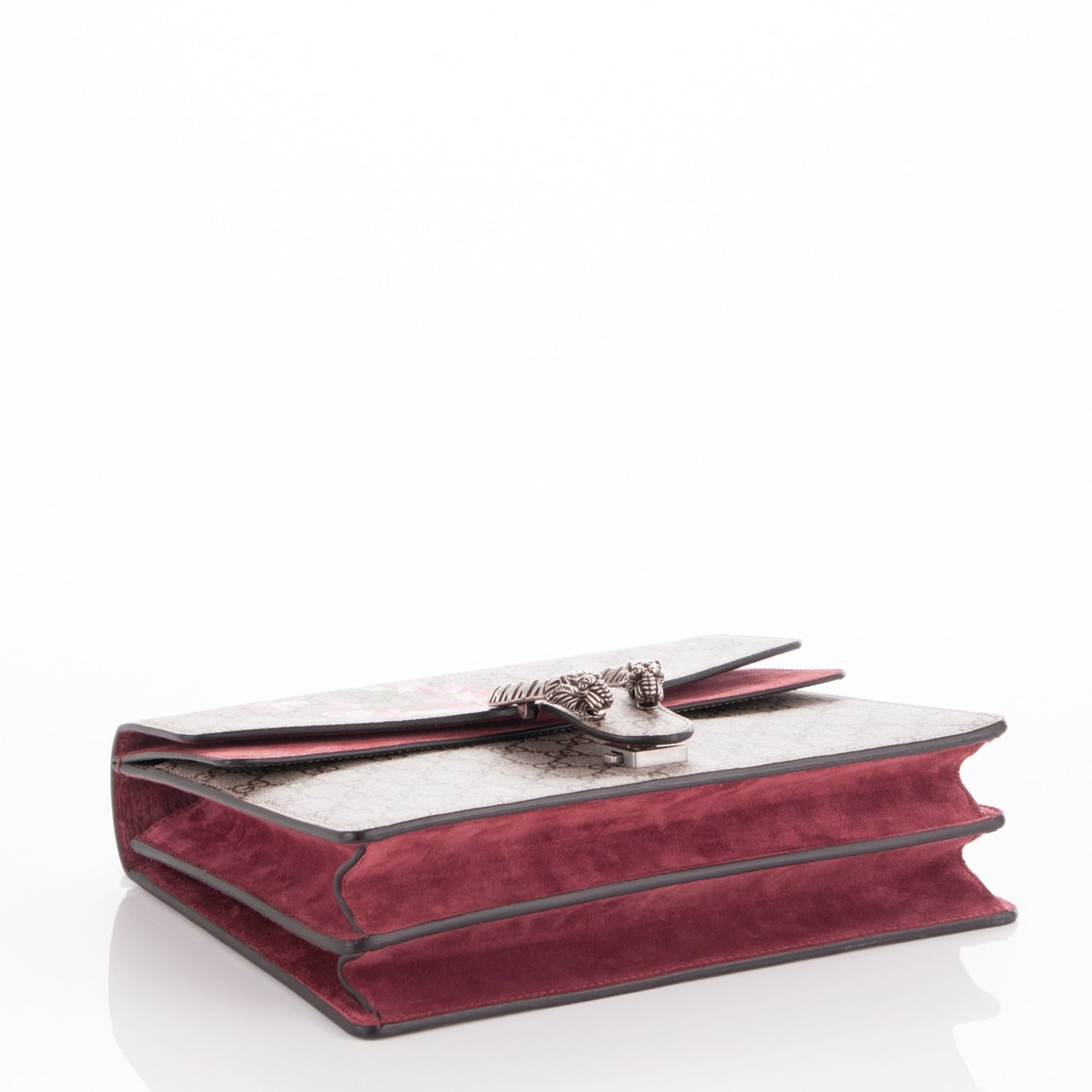 GG Supreme Monogram Blooms Medium Dionysus Shoulder Bag Beige Multicolor Dry Rose