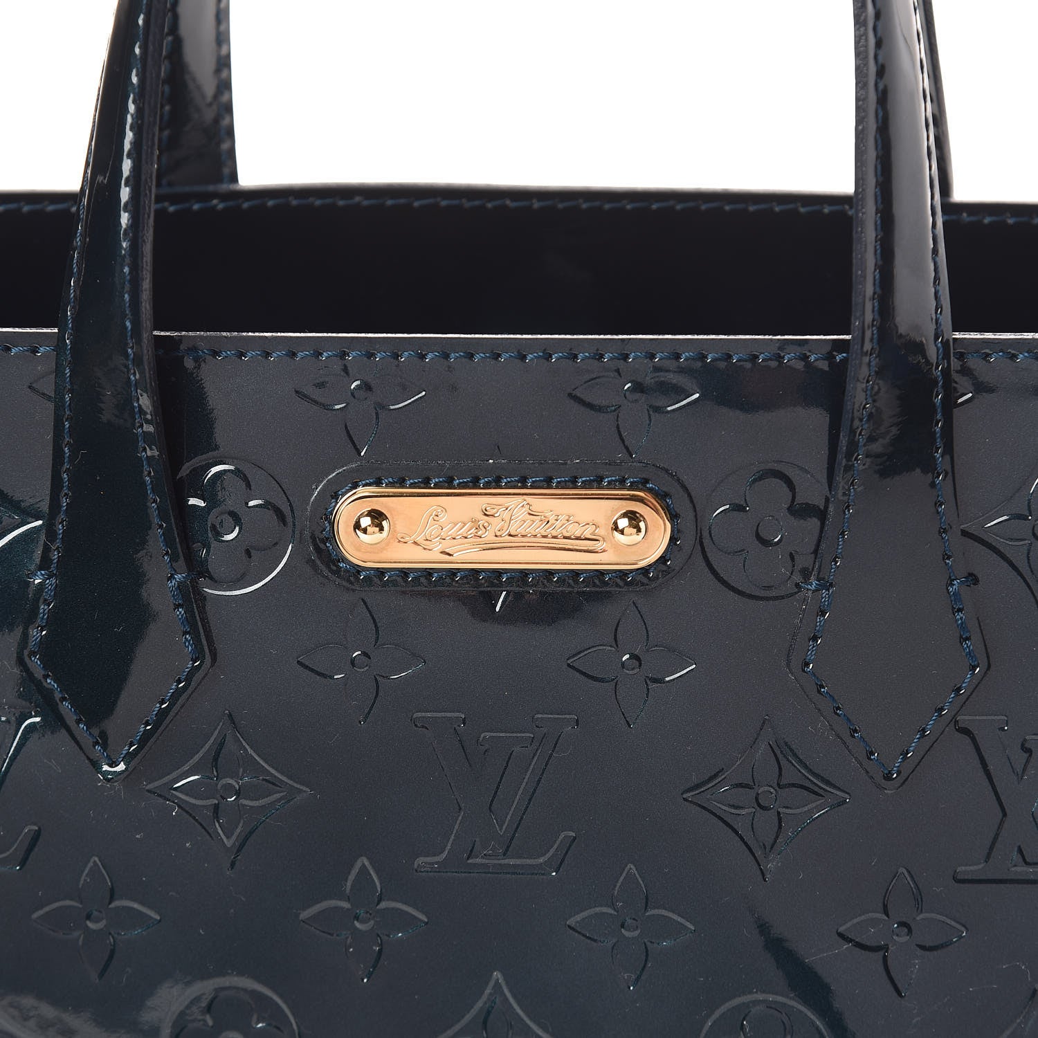 Louis Vuitton Vernis Wilshire PM Blue Nuit 8 of 10