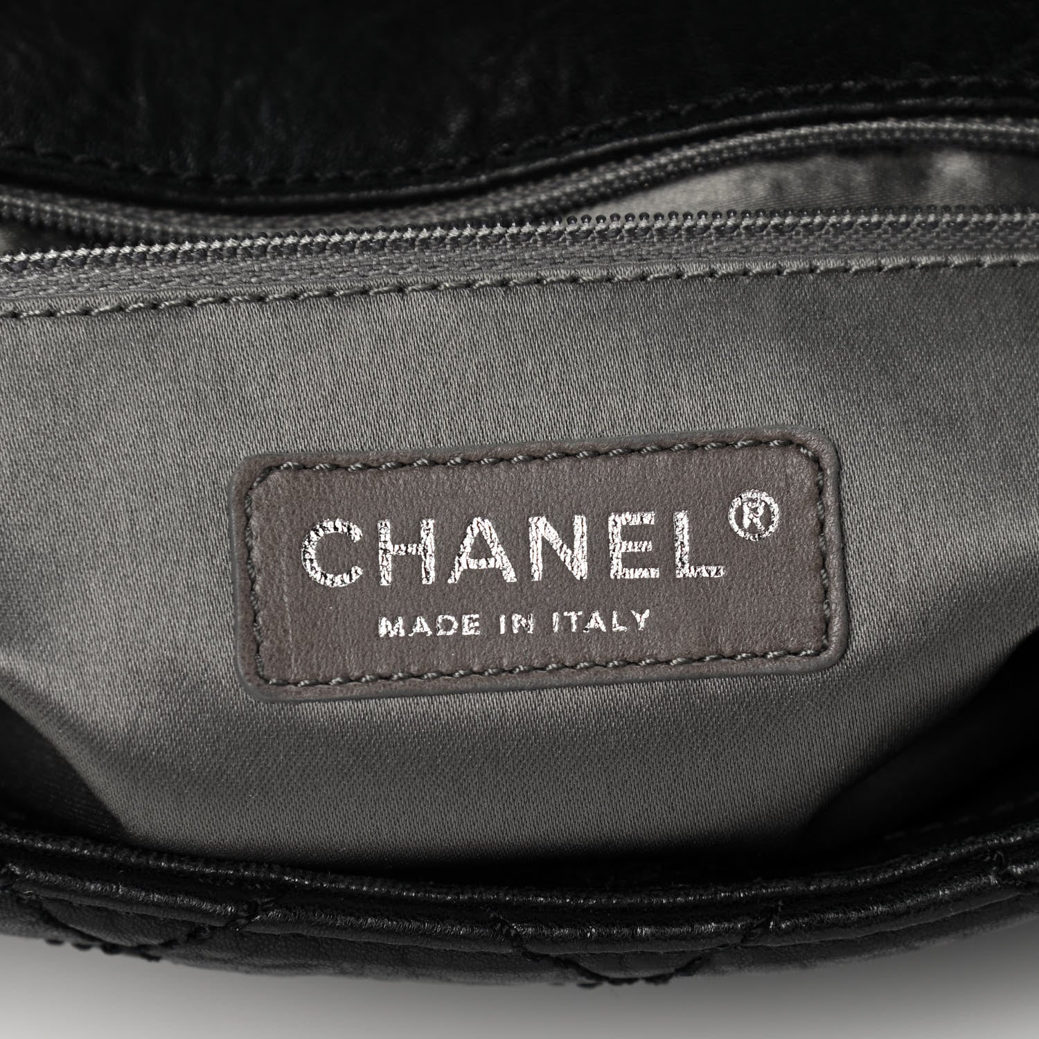 Chanel Distressed Lambskin Medium Leo Lion Flap Black 5 of 9