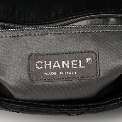 Chanel Distressed Lambskin Medium Leo Lion Flap Black 5 of 9