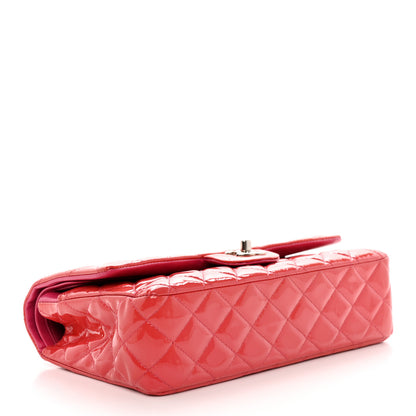 Chanel Patent Quilted Medium Double Flap Fuchsia 4 of 17