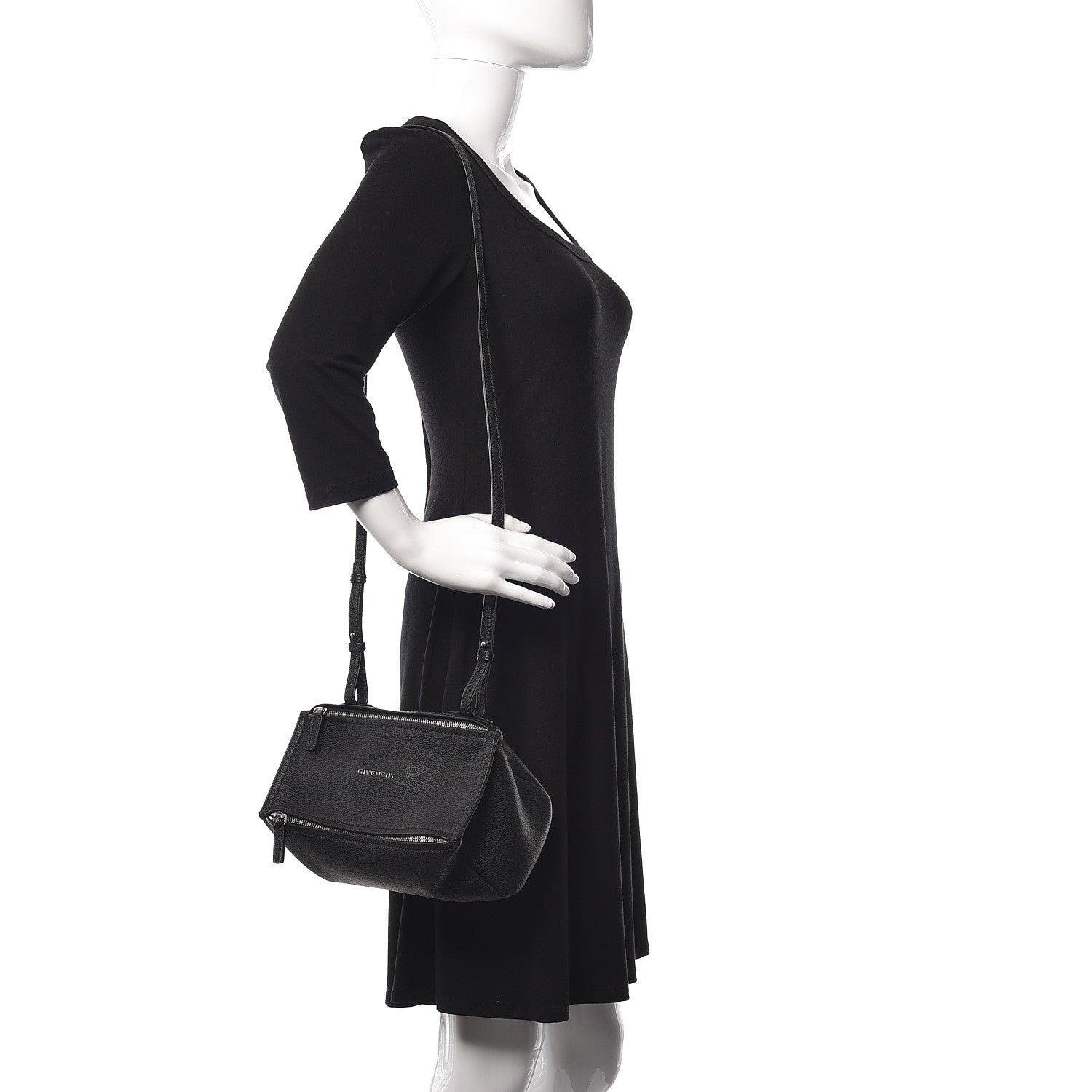 Givenchy Tumbled Sheepskin Mini Pandora Black 2 of 13