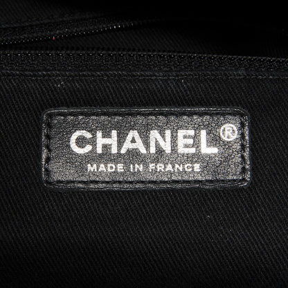 Chanel Iridescent Caviar Quilted Lady Pearly Tote Black 6 of 7