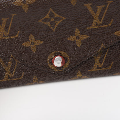 Louis Vuitton Monogram Josephine Wallet Red 6 of 8